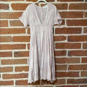 Never worn! Foxtrot Embroidered Midi Dress